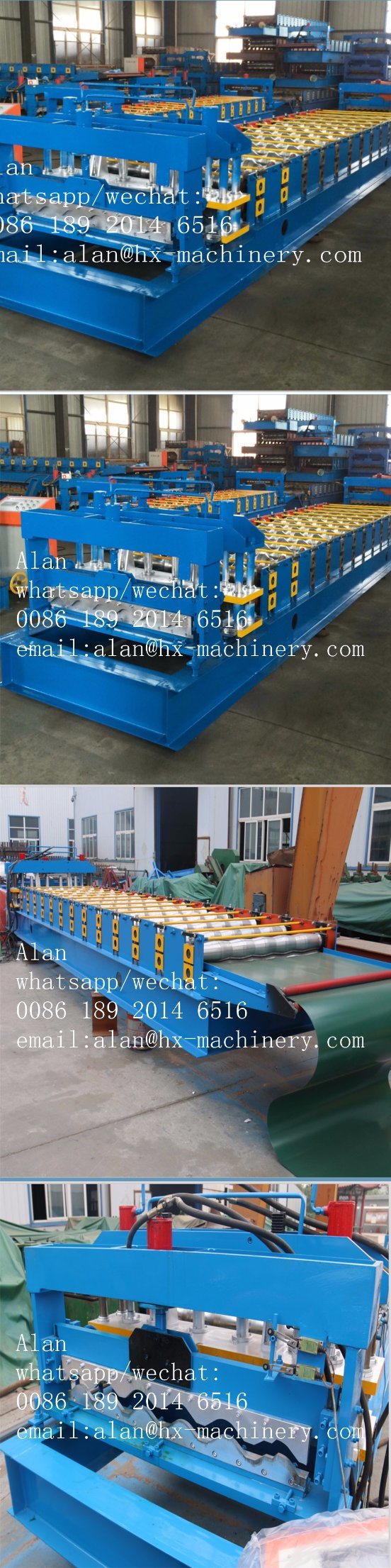 Glazed Tile Roofing Sheet Roll Forming Machine