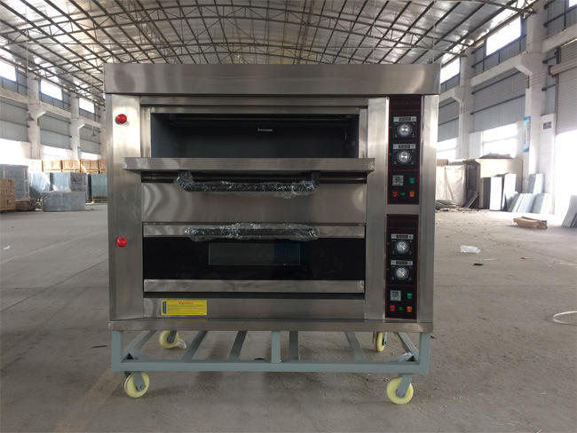 Factory Price Bakery Deck Gas Oven Double Decks Oven