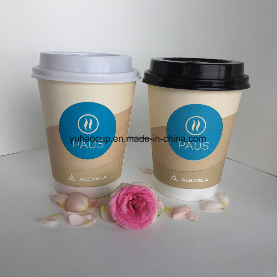 PE Coated Hot Drinks Double Wall Paper Cups