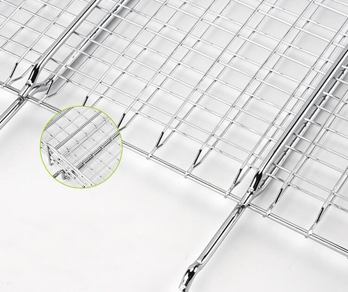 Grill Baskets with Precious Netting and Density Welding Procession