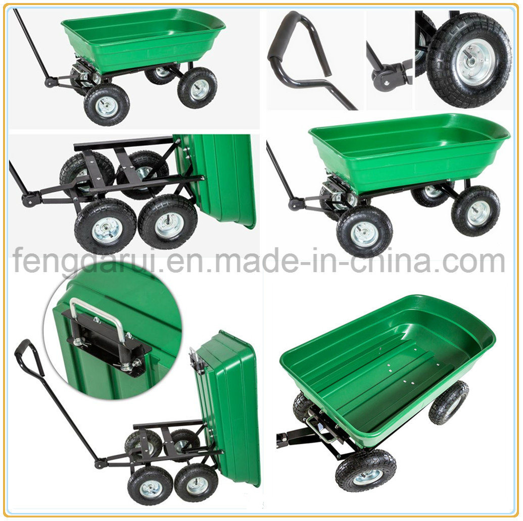 Handy Tc2145 Garden Tool Cart with Four Wheels