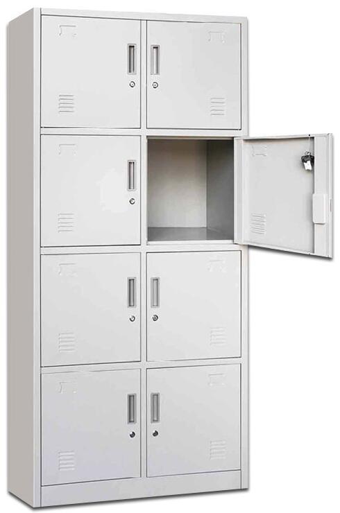 Eight Door Cheap Metal Steel Iron Locker/Wardrobe/Storage Cabinet