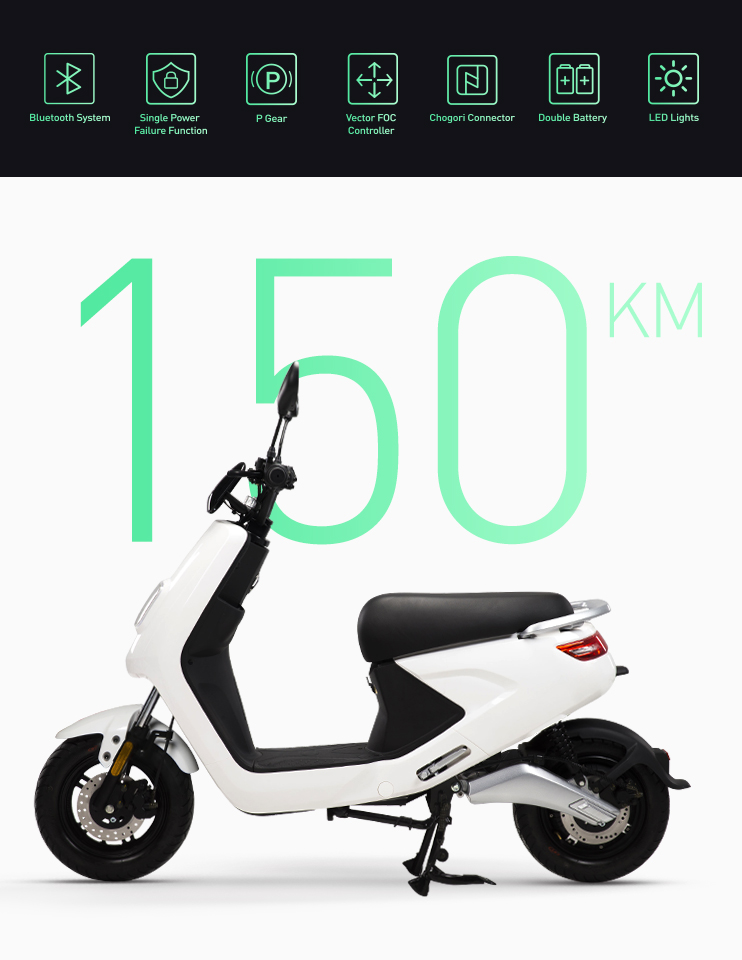 Scooter électrique de moto adulte de la CEE COC pour le partage EEC COC adult motorcycle Electric Scooter For Sharing