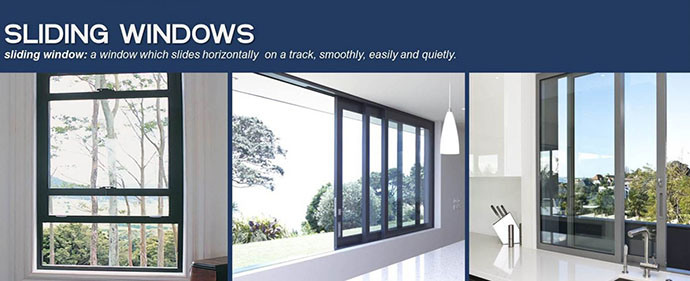 Latest Design Cheap Metel Double Glazing Aluminum Sliding Window (CL-W1012)