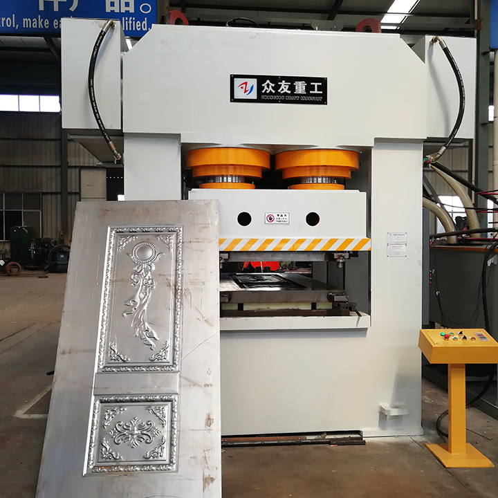 Zhongyou Cnzy Automatic Wood Steel Door Hydraulic Press Machine for Door Panel