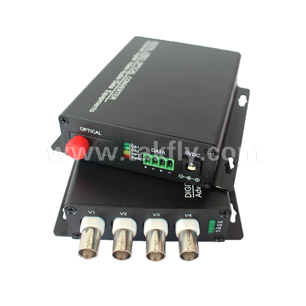 4 Channels Optical Transmitter and Receiver
