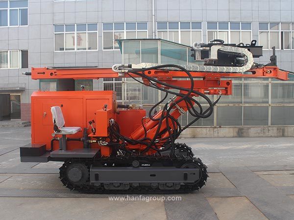 Guardrail Ground Screw Solar Piling Machine Driver Price (hfpv-1A)