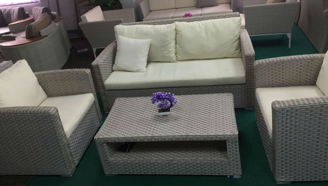 Hot Sale Aluminum Rattan Wicker Sofa Set Outdoor Furniture