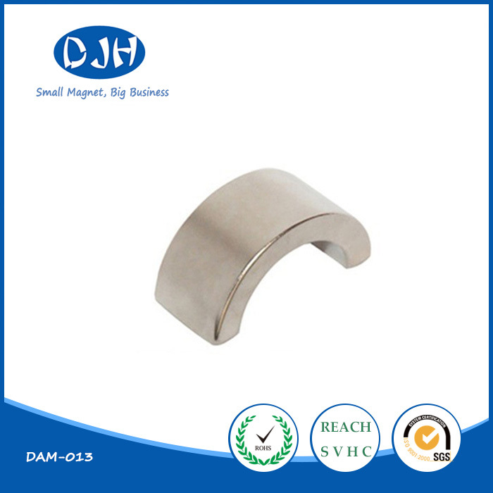 Dajinhua Arc Shaped Permanent NdFeB Moto Magnet