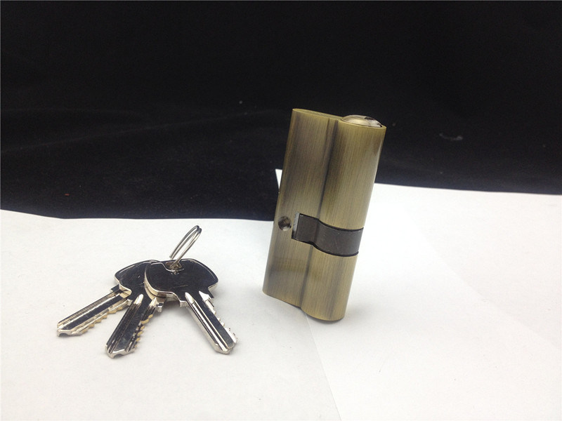 70mm High Security Brass S-Groove Key Cylinder