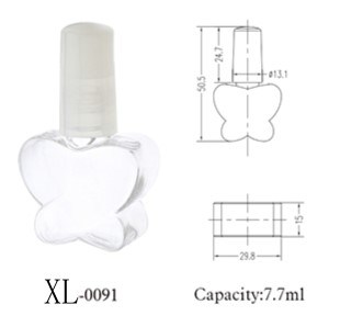 Luxury Makeup Packaging Magnetic Matte Glass Nail Polish Bottle Plastic Bottle for Makeup