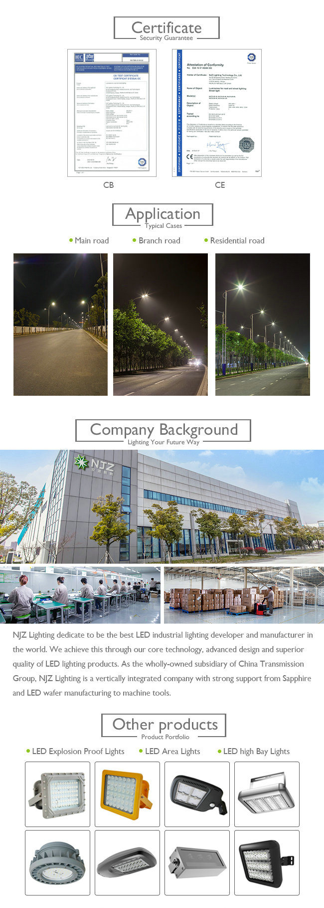 New Design Customized LED Street Module Light