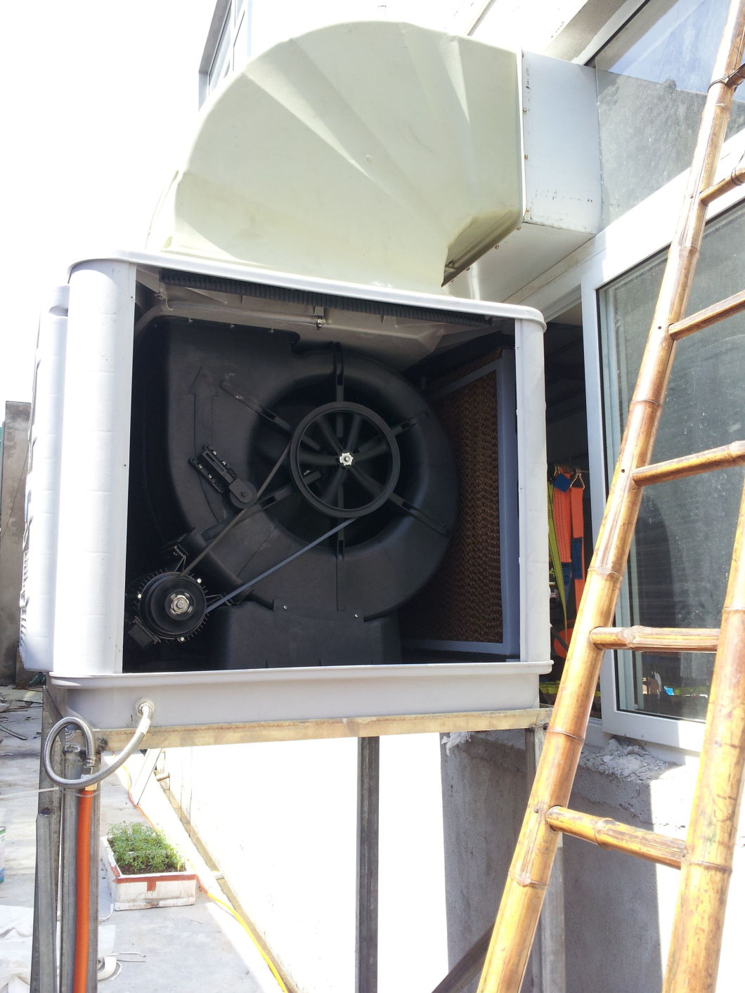 18000m3/H Outdoor Wall Mount Centrifugal Evaporative Air Cooler