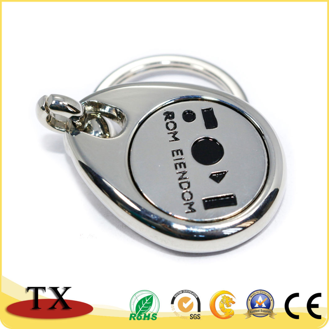 Personalized Zinc Alloy Metal Coin Key Chain