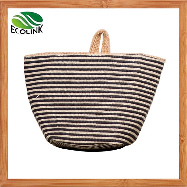 Wall Hanging Jute Cosmetic Bag