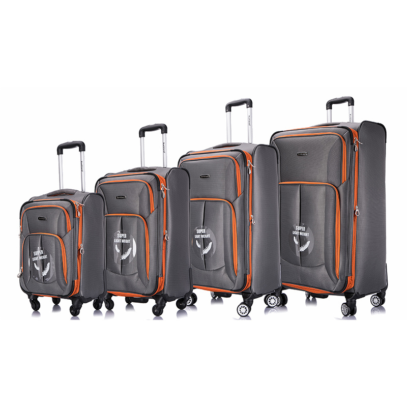 Soft High Quality Trolley Luggage Set Travel Bag