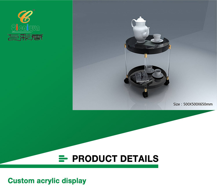 New Patent Design Detachable Acrylic Coffee Table