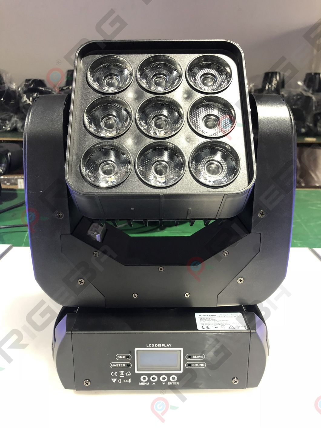 9*10W LED Beam Moving Head Wash Stage Matrix Light