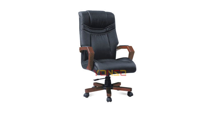 Cool High Back Full Grain White Leather Computer Desk Swivel Chair