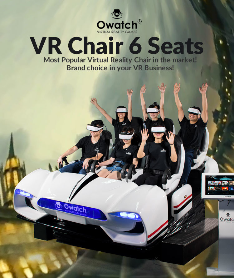 Shopping Mall Vr Amusement Gaming Machine 9d Cinema Chair