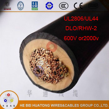 2000 Voltage Rubber Insulation Chlorinated Polyethylene Jacket Flexible Power Cable UL2806 Diesel Locomotire Dlo Cable