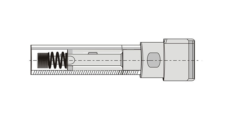 Er11 Tap Chuck with Modular Straight Shank and Er Collet