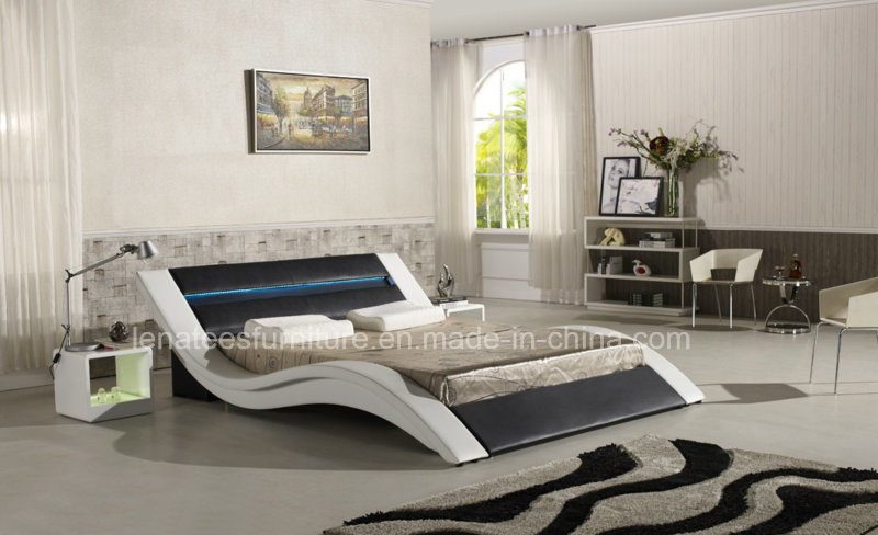 A516 Romantic Furniture Design King Size LED Bed