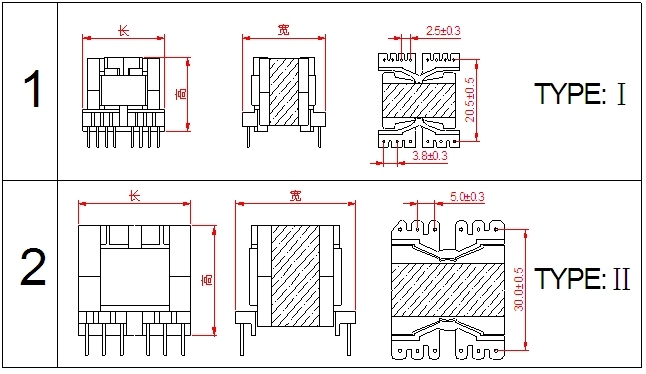 Pq 3220 High Frequency Transformer