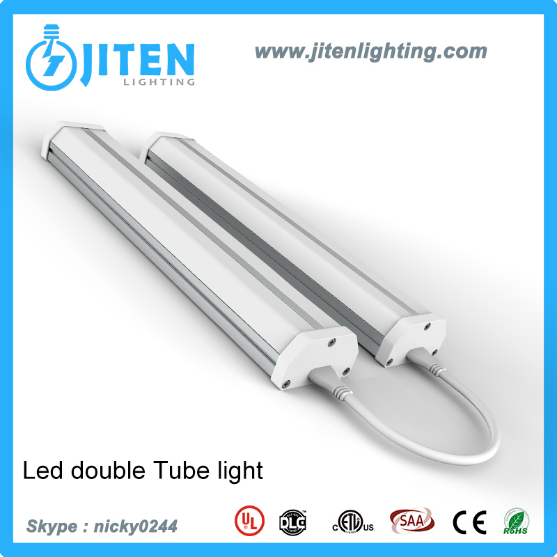 Linkable LED Tube Light Fixture 5FT with UL ETL Dlc Double Tube Light