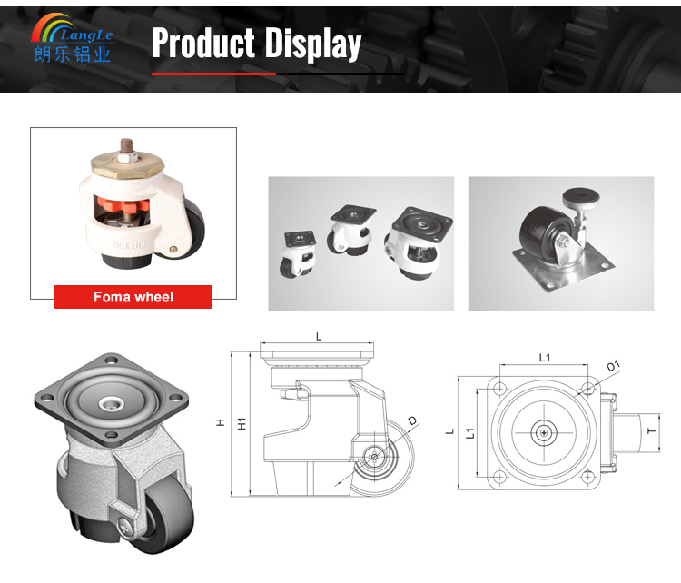 High Quality Heavy Duty Caster for Industrial Combination Wheel Structure