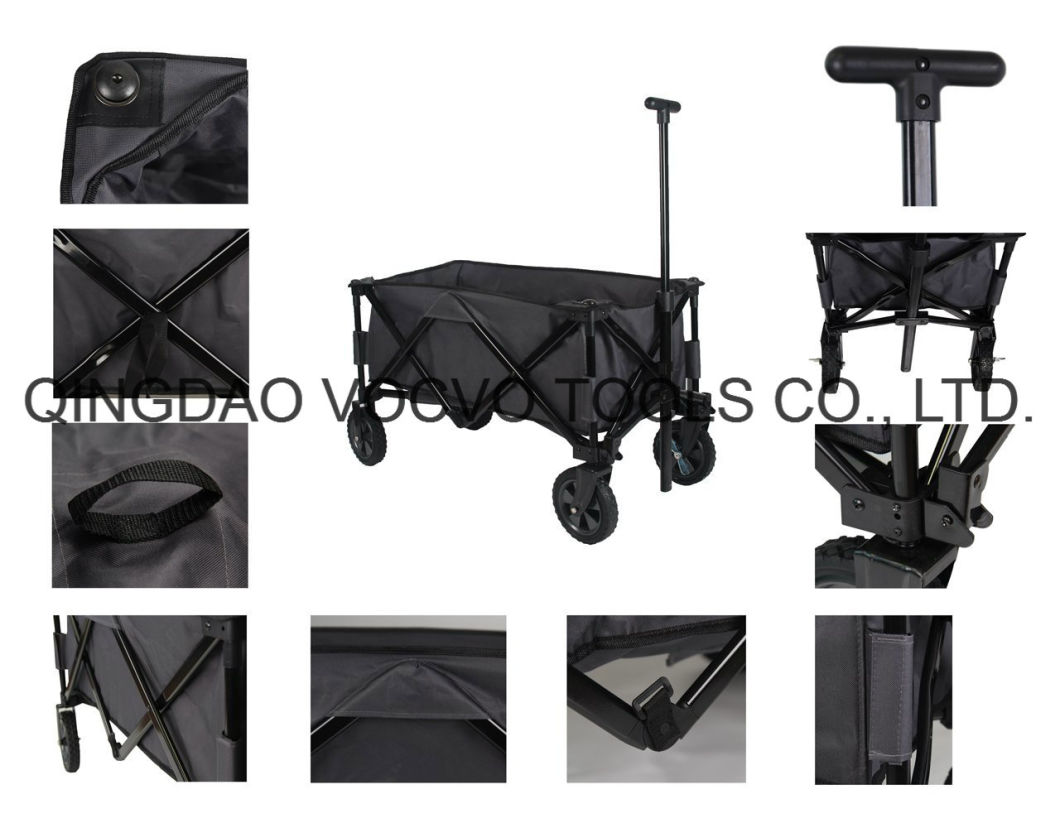 Patio Watcher Heavy Duty Collapsible Folding Garden Cart for Wheelbarrow