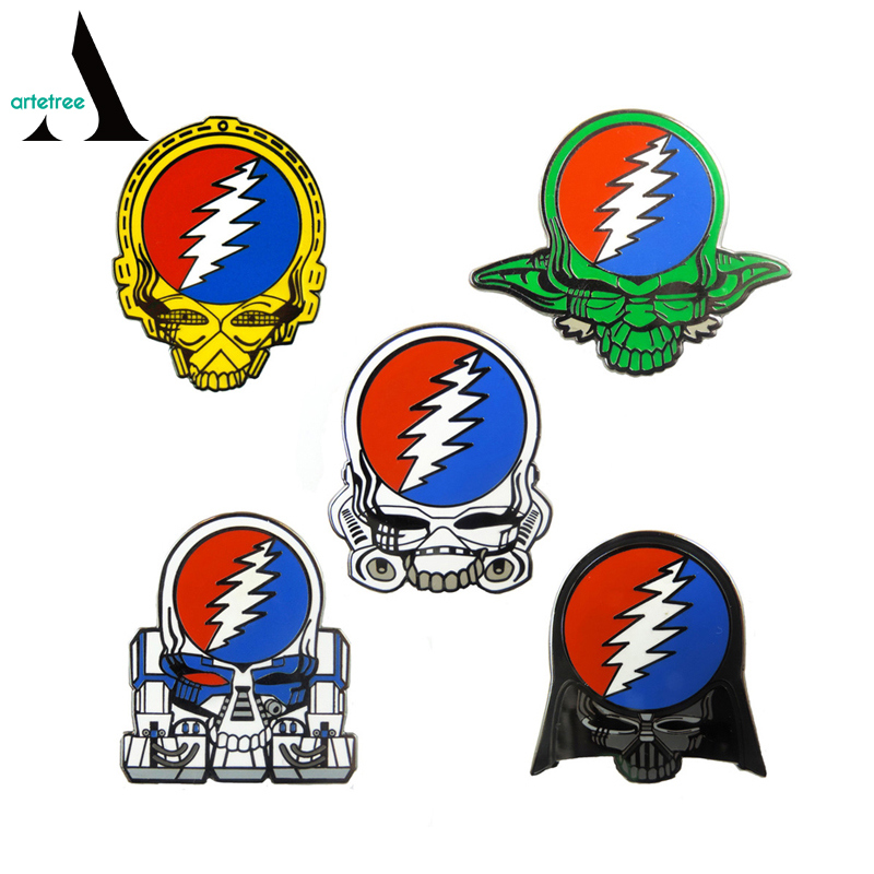 Grateful Dead Custom Metal Enamel Lapel Pin