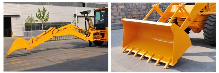 Auto Hydraulic Factory Wholesale Backhoe Loader with Low Price