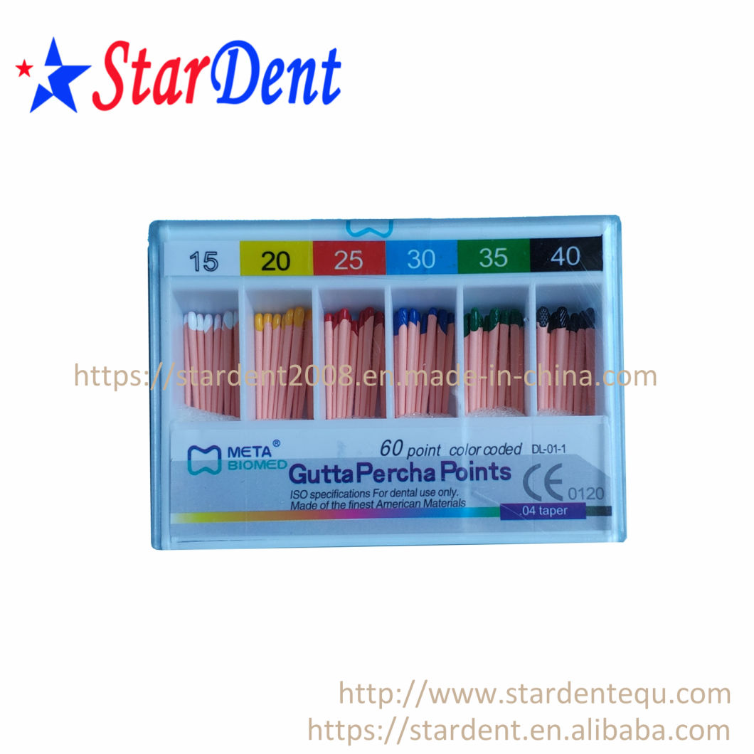 Dental Orthodontic Material Gutta Percha Points (04.06 taper)