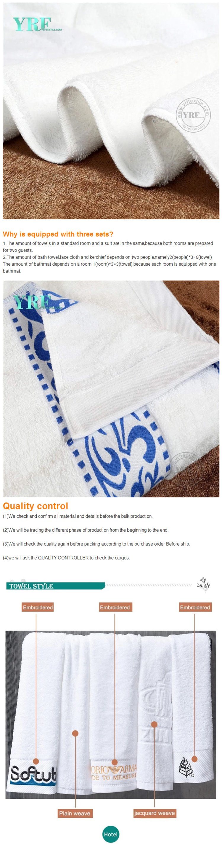 White 100% Cotton Airline Hot Disposable Satin Towel