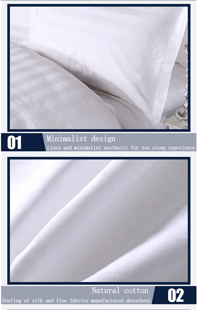 High Quality Plain Dyed 100% Cotton King Bedding Cover