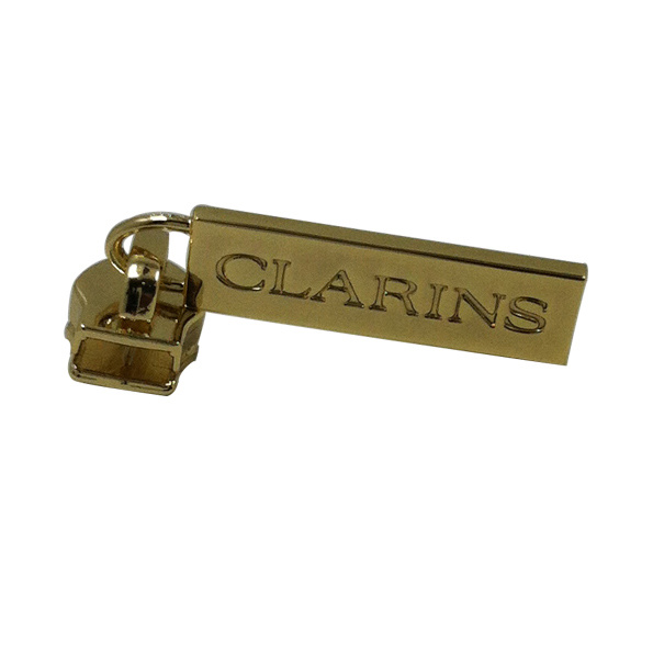 Hot Sale Custom Logo Engraved Zinc Alloy Metal Zipper Slider