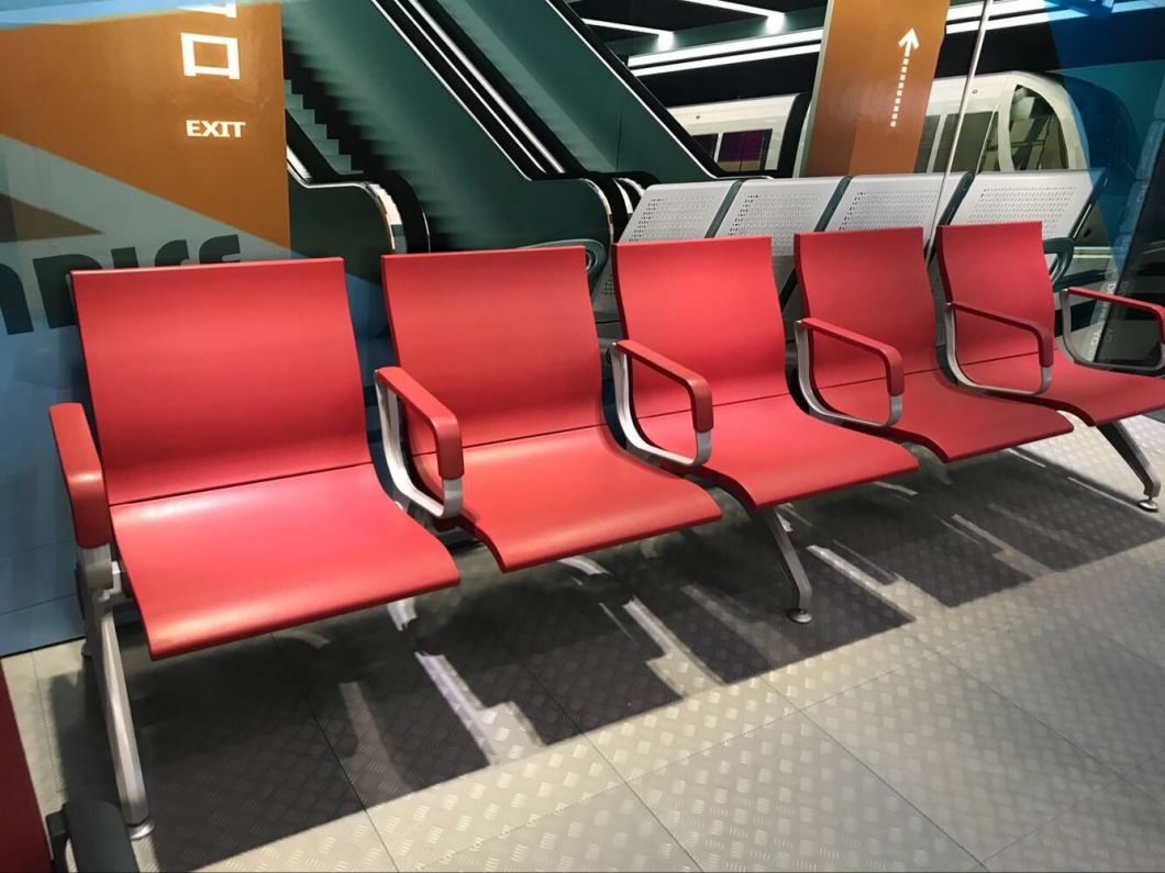 Steel Waiting Room Chairs for Airport Hospital Office Waiting Bench (THR-YC-B02B)