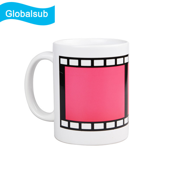 11oz Magic Color Changing Mug for Sublimation Photographic Plate Image