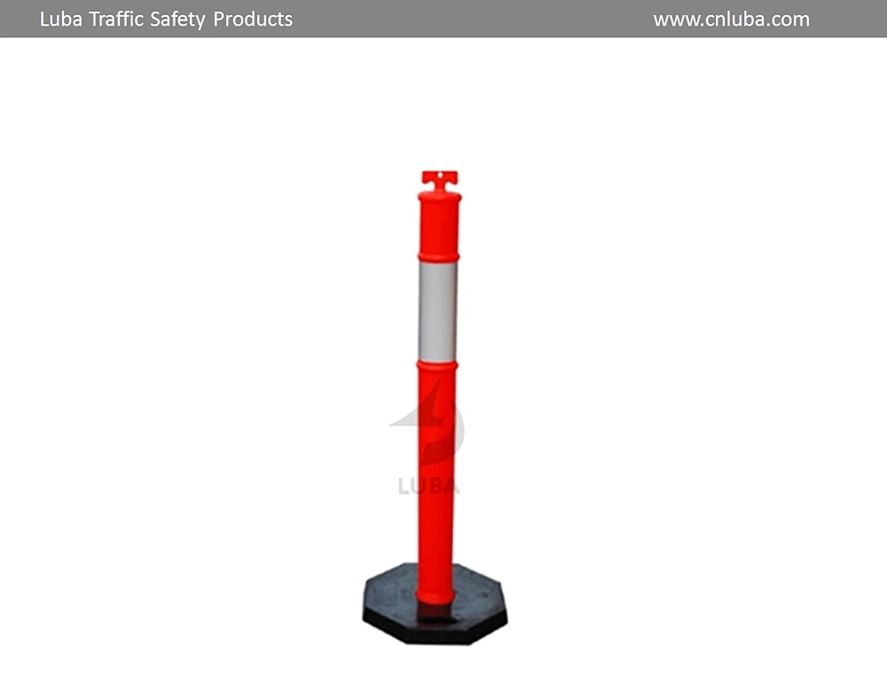 1150mm T-Top PVC Safety Reflecting Warning Post