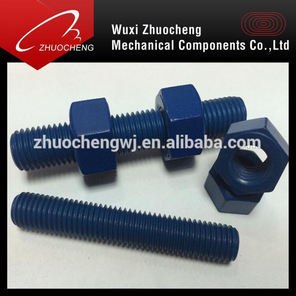 ASTM A193 B7 Stud Bolts with ASTM A194 2h Heavy Hex Nuts