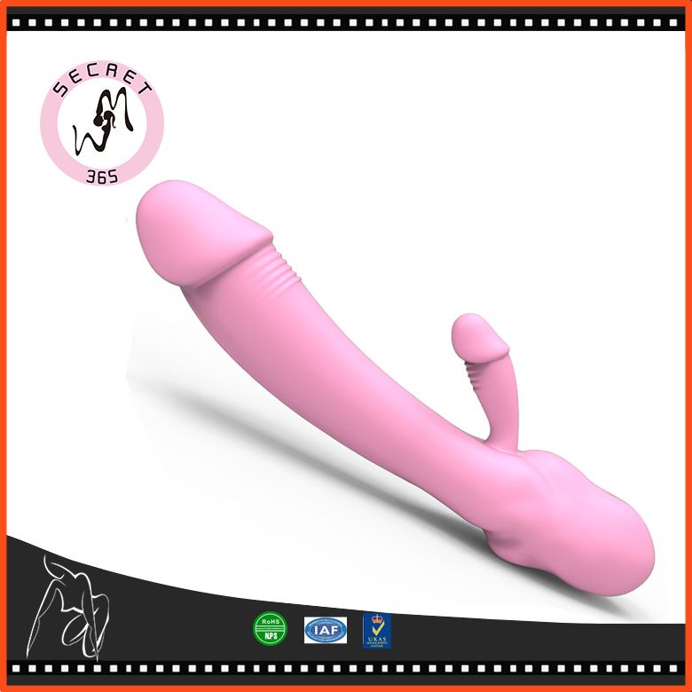 USB Rechargeable G Spot Silicone Vibrator Sex Toys for Woman