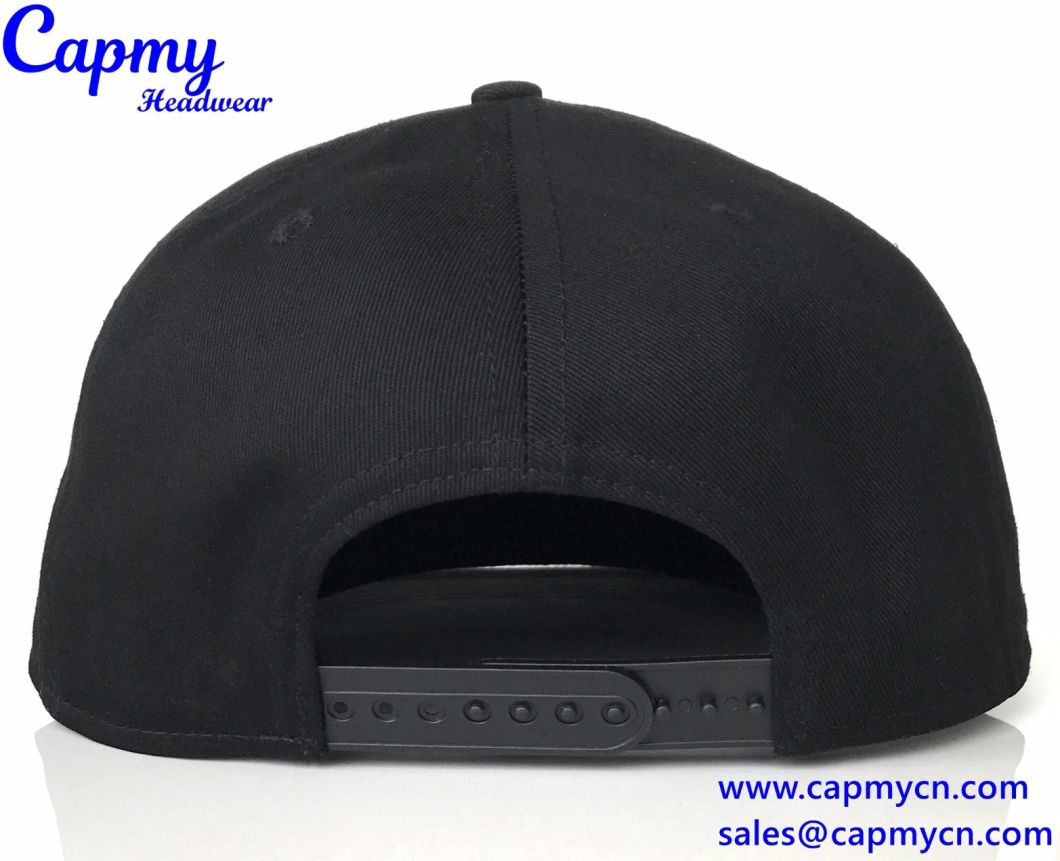 High Quality Leather Patch Snapback Cap