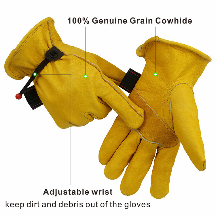 Leather Welding Gloves Ordinary Protective Gloves Welding Gloves Special Welders Extension Gloves