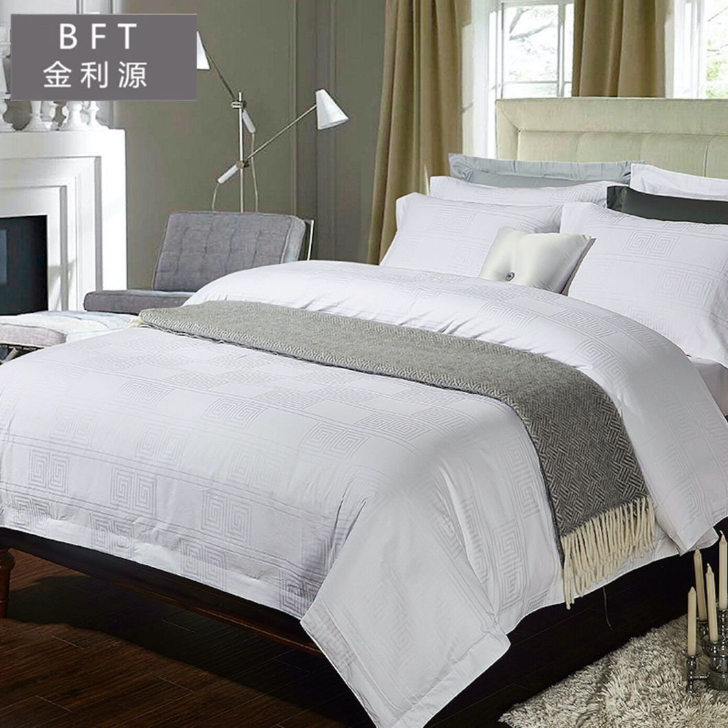 100 Cotton Hot Sell White Hotel Bedding Set/Home Bed Line Set