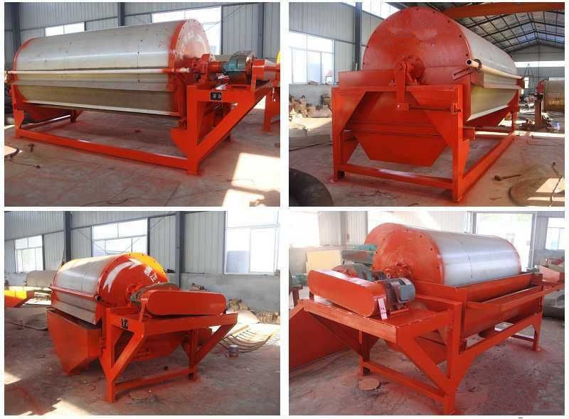 Wet Type Mineral Processing Magnetic Drum Separator