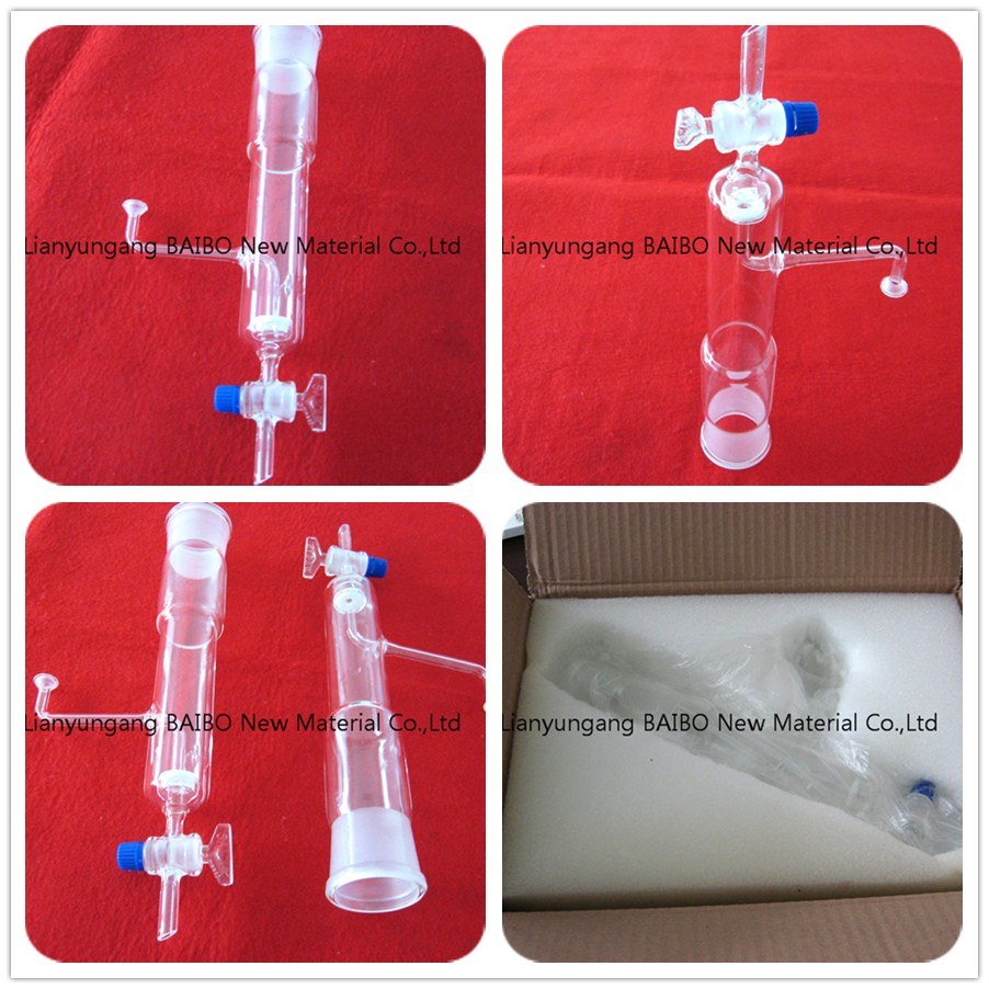 Baibo Customise Quartz Glass Lab Glassware Lab Glassware Separatory Funnel