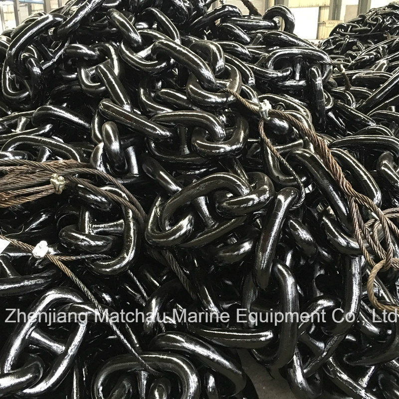 Solas Approved Marine Ship Mooring Studlink and Studless Anchor Chain
