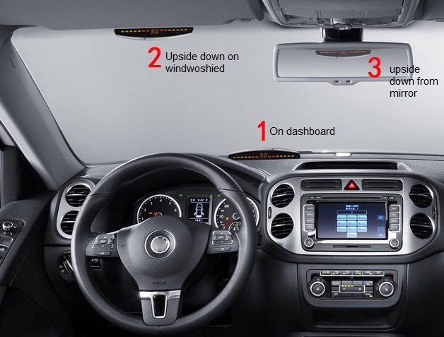 Front Rear Radar Car Parking Sensor System with 4 Ultrasonic Sensors