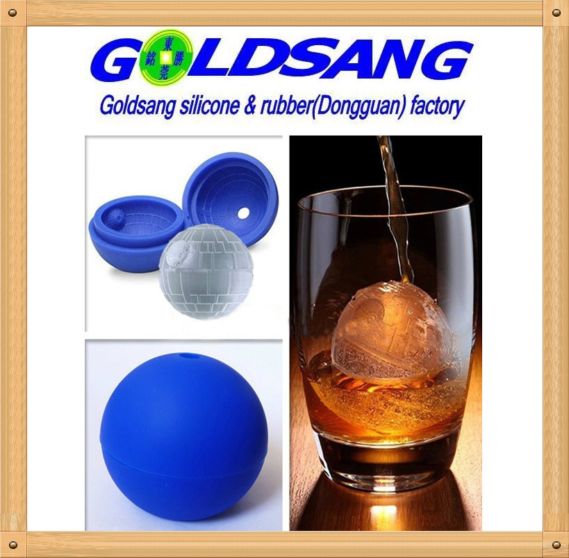 Wholesale Ball Shape Silicone Ice Cube Tray and Moulds